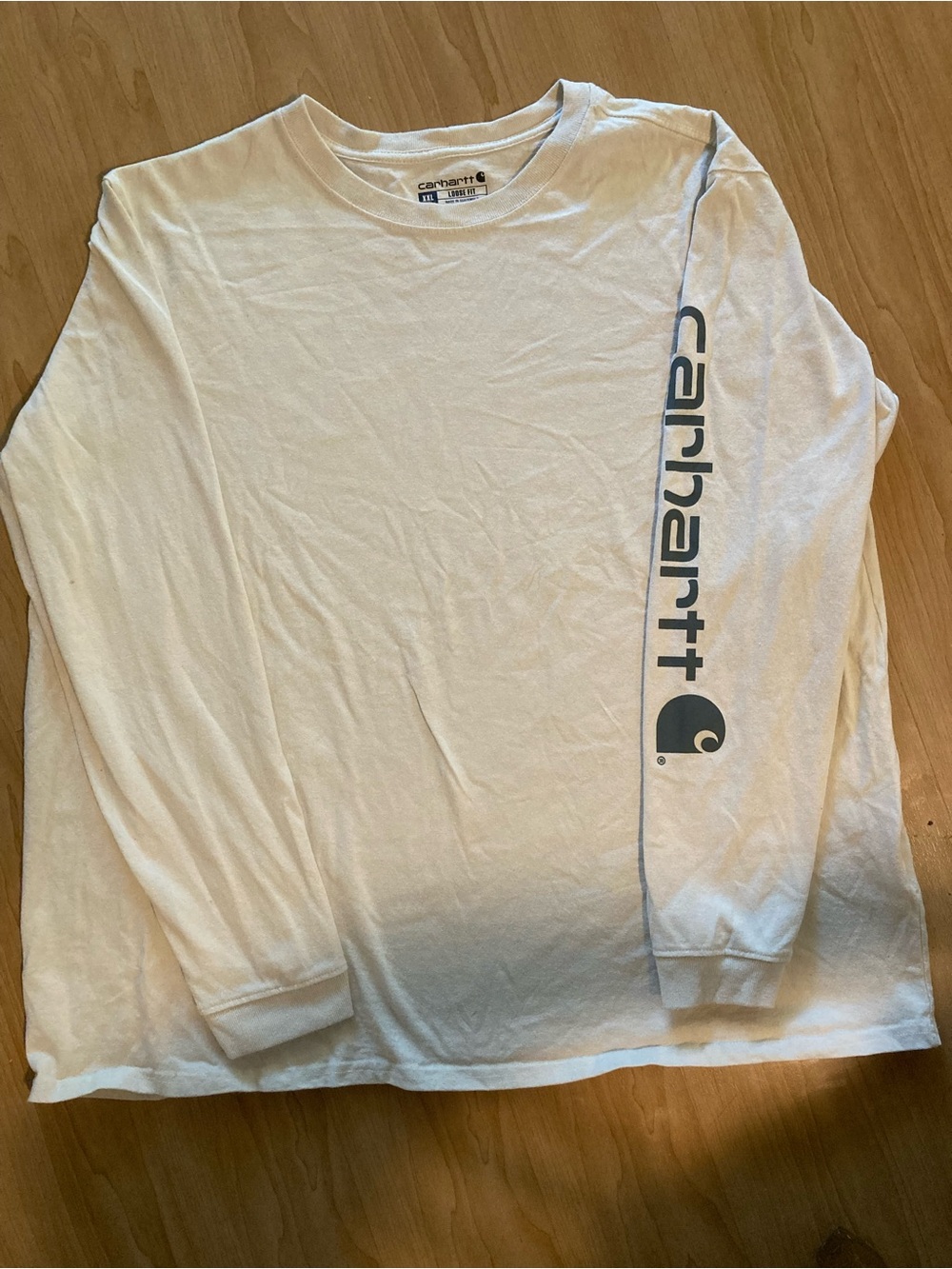 Classic Carhartt White Long-Sleeve Tee